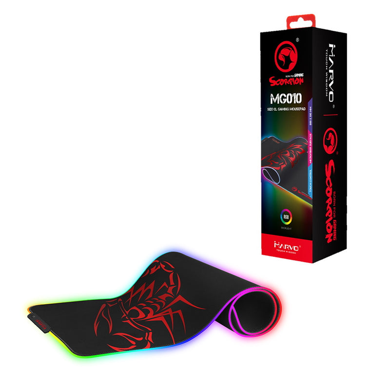 Marvo Scorpion MG10 L size Gaming Mouse Pad with LED Light, RGB