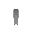 Lexar 256GB JumpDrive D400 Dual Drive Type A and Type C, USB3.2