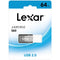 Lexar 64GB Jump Drive S60 White USB Flash Drive