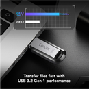Lexar 32GB Jump Drive M400 Metal Casing