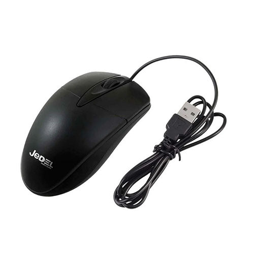 Jedel USB Optical Mouse, Black