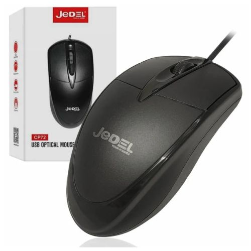 Jedel USB Optical Mouse, Black