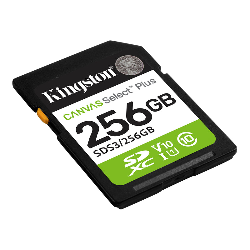 Kingston Canvas Select Plus GEN3 256GB SDXC Card 150MB/s, V30