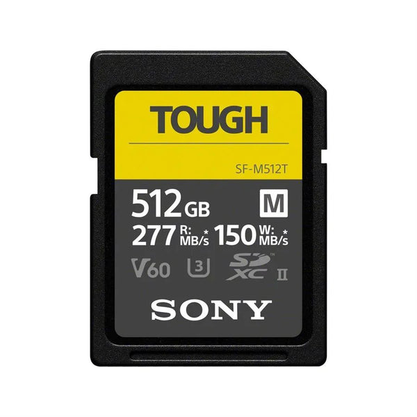 Sony 512GB M-Series Tough SDXC Card UHS-II, V60, 277MB/s