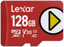 Lexar Play 128GB MicroSDXC card, V30, A2, 205MB/s