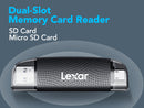 Lexar 2-in-1 Multi card reader for SD and MicroSD cards USB3.2 Gen 1