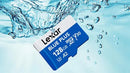 Lexar Blue Plus 128GB MicroSD card with Adapter, A1, V10