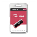 Integral 64GB Black USB3.0 Flash Drive