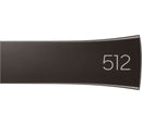 Samsung Bar Plus 512GB Metal USB 3.2 Flash Drive Dark Grey