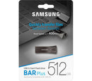 Samsung Bar Plus 512GB Metal USB 3.2 Flash Drive Dark Grey