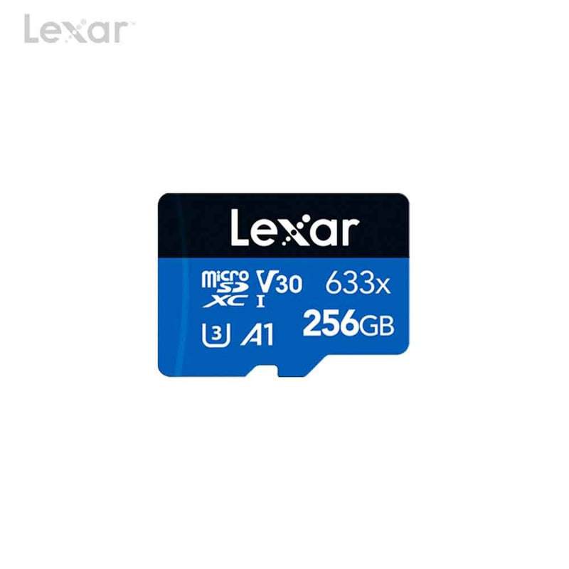 Lexar High-Performance 256GB MicroSDXC, U3, V30, A1, 95MB/s