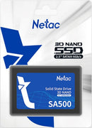 Netac SA500 256GB 2.5" SSD Drive 3D NAND SATA III, 6Gb/s