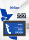 Netac SA500 256GB 2.5" SSD Drive 3D NAND SATA III, 6Gb/s