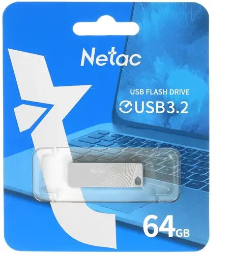 Netac UM1 64GB Slim Metal USB3.2 USB Drive