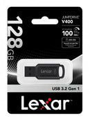 Lexar 128GB Jump Drive V400 USB3.2 Flash Drive