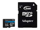 Teamgroup Elite 64GB MicroSDXC Card, V30, U3, A1 with Adapter