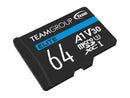 Teamgroup Elite 64GB MicroSDXC Card, V30, U3, A1 with Adapter