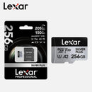 Lexar Professional 256GB Silver Plus MicroSDXC, U3, V30, A1, 100MB/s (Copy)