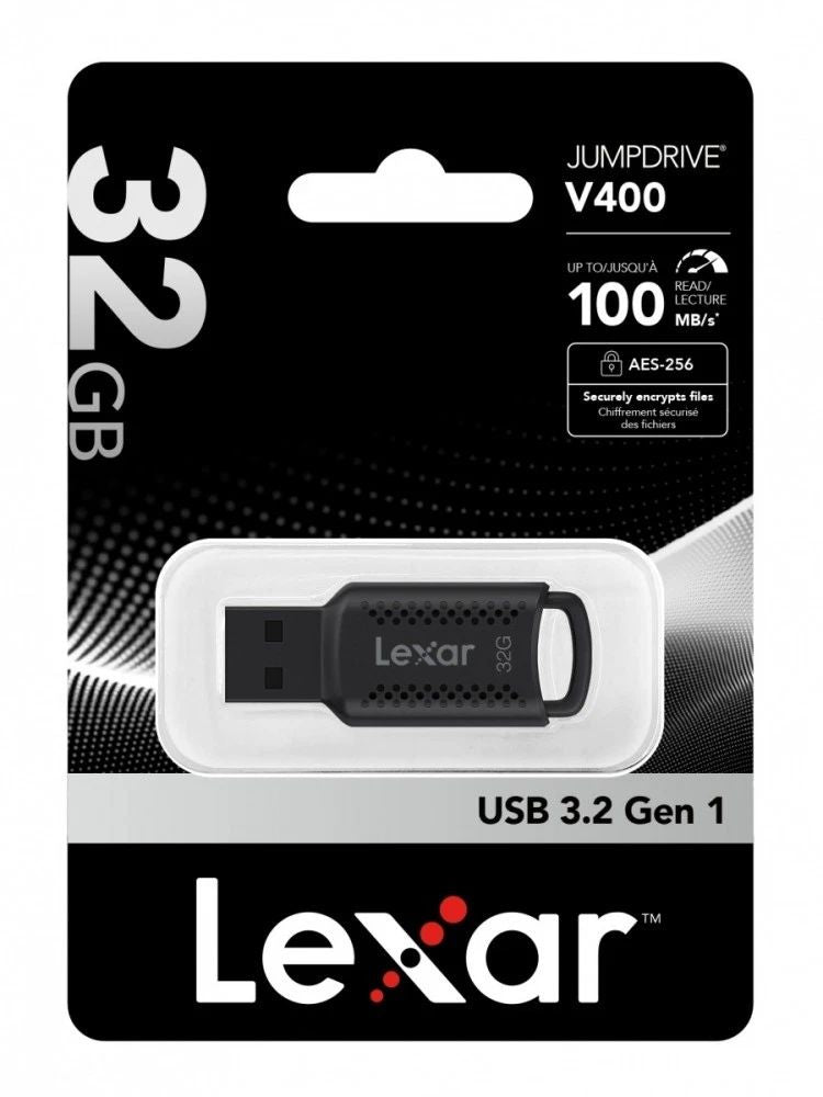 Lexar 32GB Jump Drive V400 USB3.2 Flash Drive