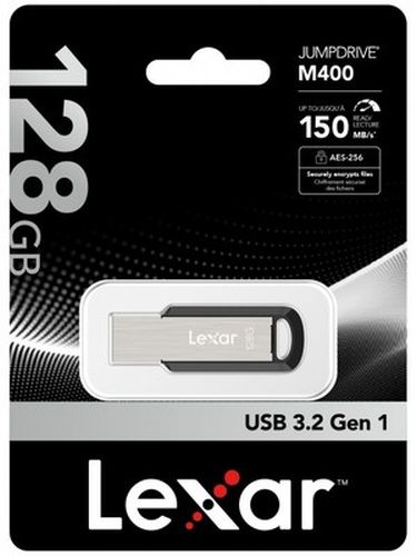 Lexar 128GB Jump Drive M400 Metal Casing, USB3.2