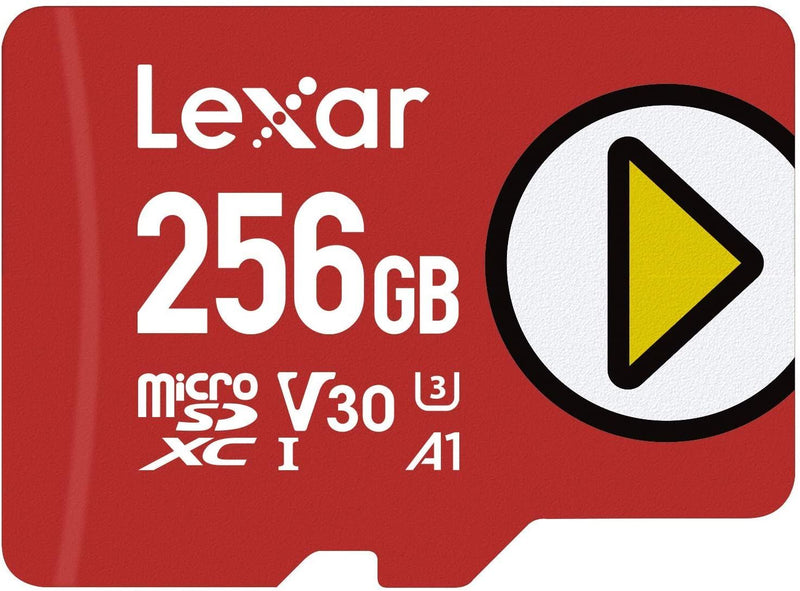 Lexar Play 256GB MicroSDXC card, U3, V30, A1, 150MB/s