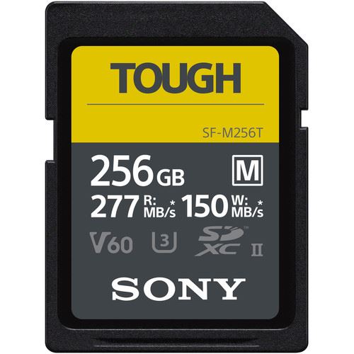 Sony 256GB M-Series Tough SDXC Card UHS-II, 277MB/s