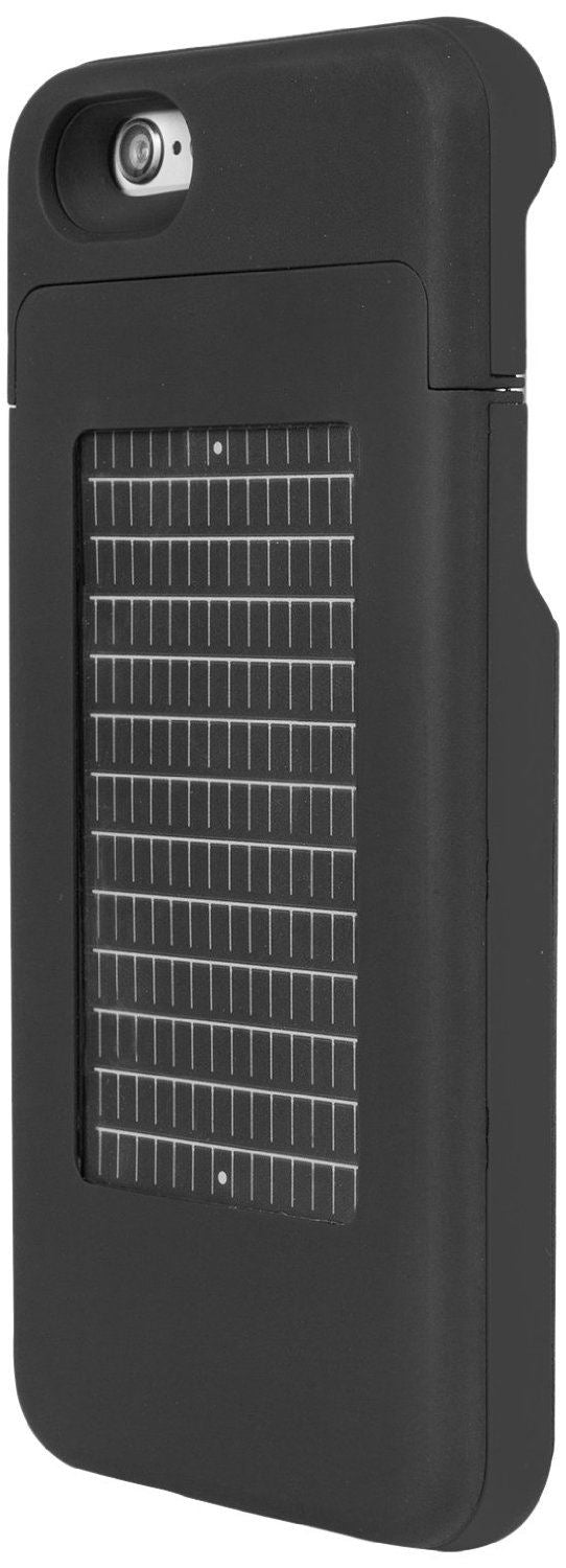 Enerplex Surfr Battery and Solar Case for Iphone 6/6s Black