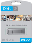 PNY Steel 128GB USB3.1 Metal USB Drive