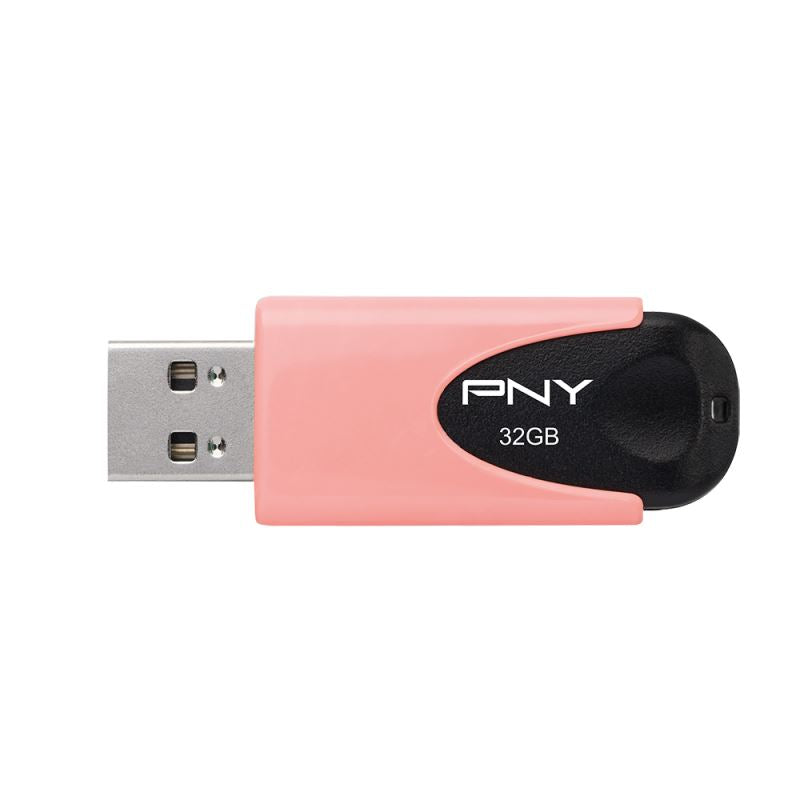 PNY 32GB Attache 4 Pastel Coral USB Flash Drive