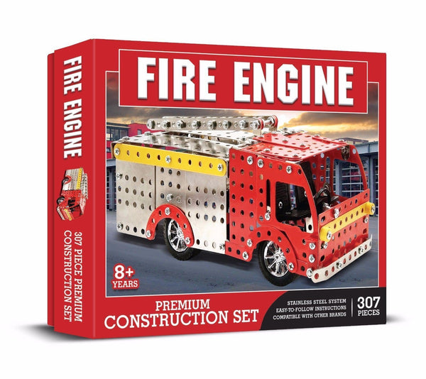 Fire Engine Construction Set, 307 pcs. Stainless Stell Construction Sytem