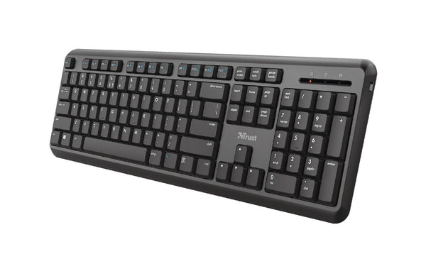 Trust TK-350 Keyboard RF Wireless QWERTY UK English Black