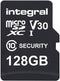 Integral 128GB High Endurance MicroSDXC cards for Security, V30