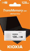 Kioxia Transmemory 128GB U301 USB 3.2 Gen1 Flash Drive White