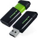 Integral 128GB  Pulse Capless USB Flash Drive Green