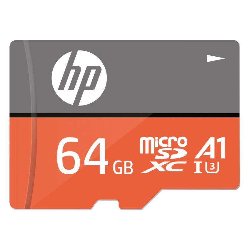 HP mxA1 64GB MicroSDXC Card with Adapter, U3, A1, 100MB/s
