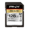 PNY Pro Elite 128GB SDXC Card, U3, 4K, 100MB/s
