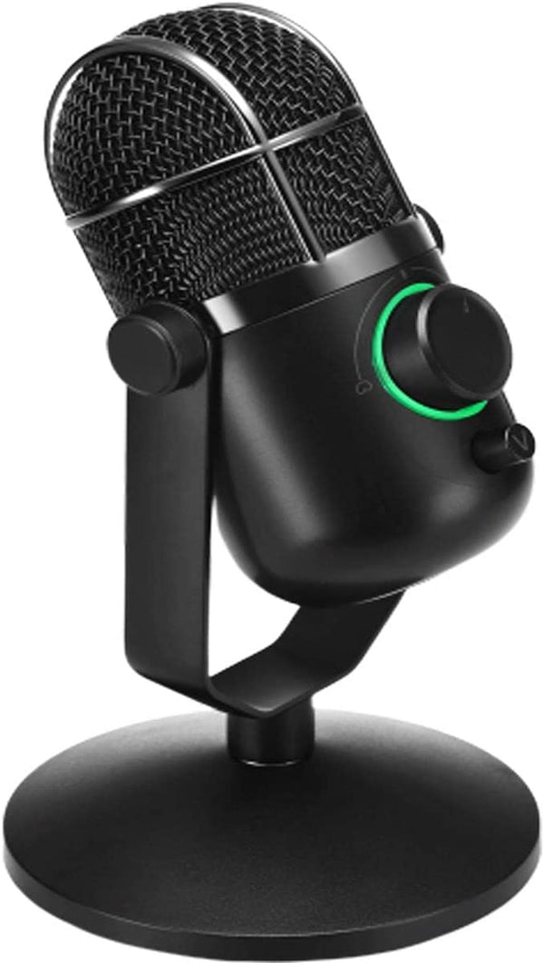 Thronmax Mdrill Dome Plus Microphone with Desk Stand Jet Black
