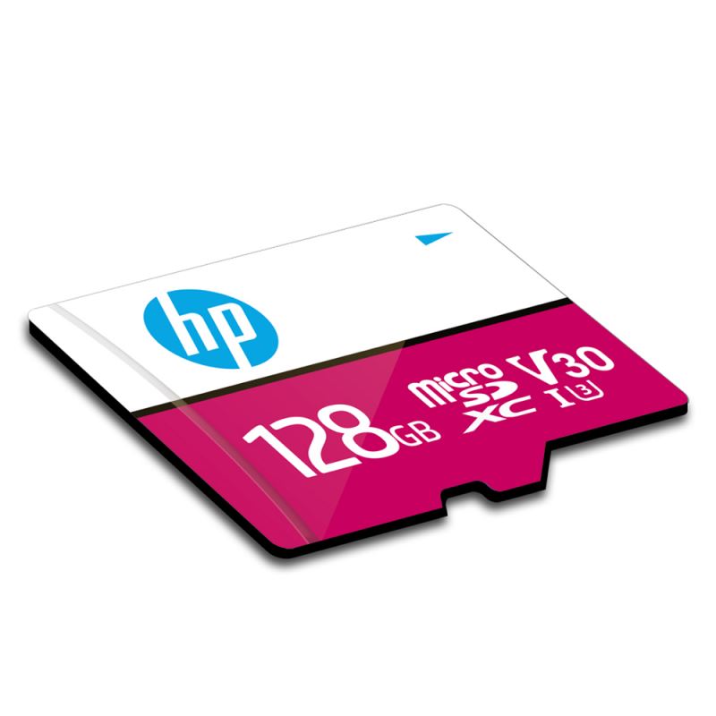 HP mxV30 128GB MicroSDXC Card with Adapter, V30, 100MB/s