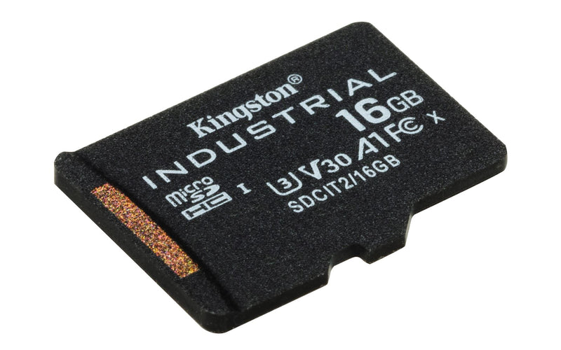 Kingston 16GB Industrial MicroSDHC card, TLC in pSLC mode, w/ SD adapter