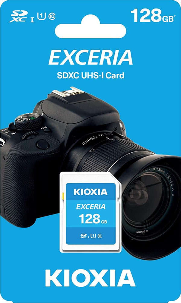 Kioxia Exceria 128GB SDXC Card, UHS-I, Class 10