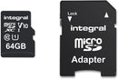 Integral 64GB MicroSDXC card for Tablets and Smart Phones, V10, A1