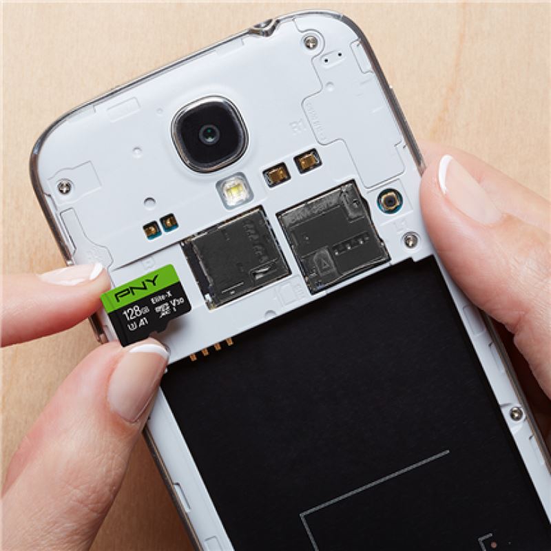 PNY Elite-X 128GB MicroSDXC Card, A1, V30, U3, 100MB/s