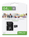 PNY Performance Plus 64GB MicroSDXC Card with SD Adapter