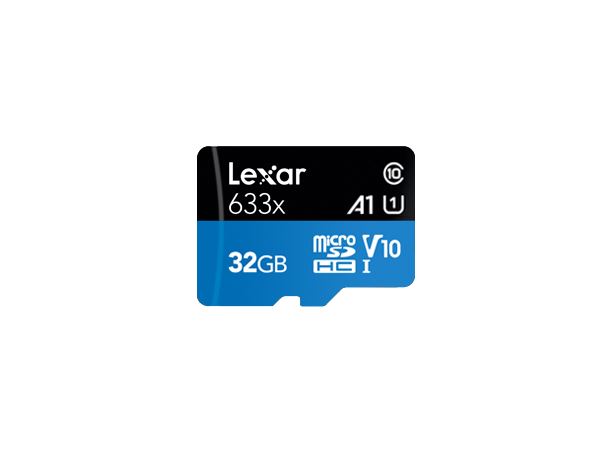 Lexar High-Performance 32GB MicroSDHC, U1, V10, A1, 95MB/s