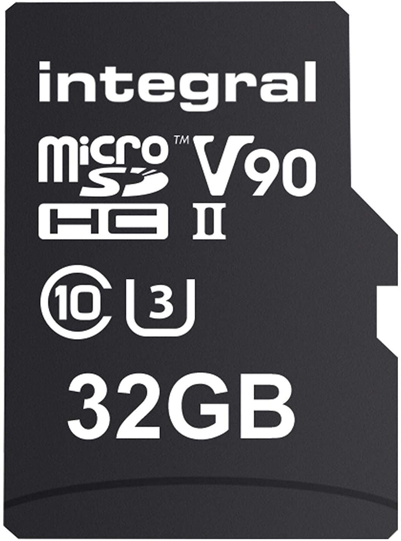 Integral 32GB ULTIMAPRO X2 MICROSDHC 280/240MB, UHS-II, V90