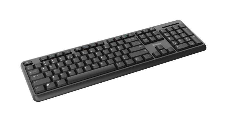 Trust TK-350 Keyboard RF Wireless QWERTY UK English Black