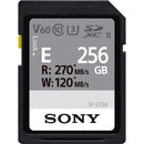 Sony 256GB E Series SDXC Card UHS-II 270MB/s