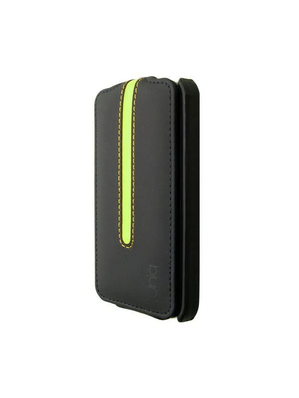 Uniq Neon Blackout Lime iPhone4/4S Premium Flip Case