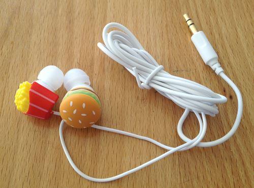 DCI Burger and Fries Earbuds