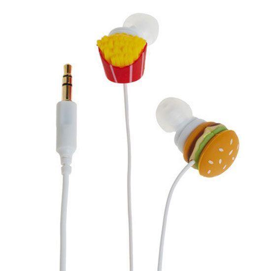 DCI Burger and Fries Earbuds